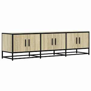 TV skříňka dub sonoma 150 x 35 x 41 cm kompozitní dřevo a kov - obrázek 2