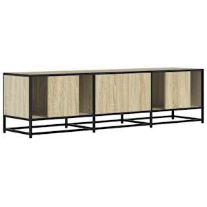 TV skříňka dub sonoma 150 x 35 x 41 cm kompozitní dřevo a kov - obrázek 6