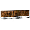 vidaXL telerikapp, suitsutatud tamm, 150x35x41 cm, tehispuit