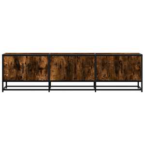 TV skříňka kouřový dub 150 x 35 x 41 cm kompozitní dřevo a kov - obrázek 4
