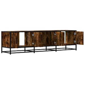 TV skříňka kouřový dub 150 x 35 x 41 cm kompozitní dřevo a kov - obrázek 7