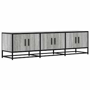 TV skříňka šedá sonoma 150 x 35 x 41 cm kompozitní dřevo a kov - obrázek 2