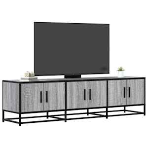 TV skříňka šedá sonoma 150 x 35 x 41 cm kompozitní dřevo a kov - obrázek 1