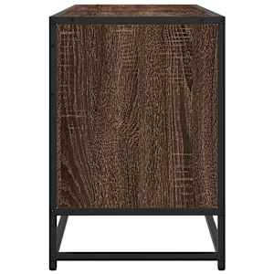 TV skříňka hnědý dub 150 x 35 x 41 cm kompozitní dřevo a kov - obrázek 5