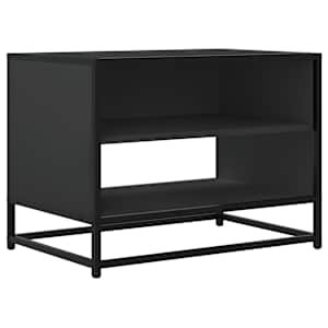 TV skříňka černá 61 x 40 x 46 cm kompozitní dřevo a kov - obrázek 2