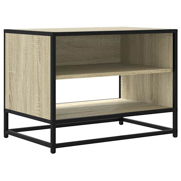 vidaXL telerikapp Sonoma tamm 61x40x46cm projekteeritud puit ja metall