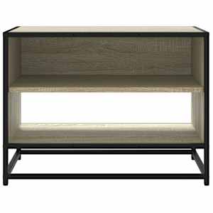 TV skříňka dub sonoma 61 x 40 x 46 cm kompozitní dřevo a kov - obrázek 4
