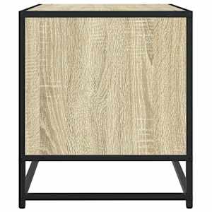 TV skříňka dub sonoma 61 x 40 x 46 cm kompozitní dřevo a kov - obrázek 5