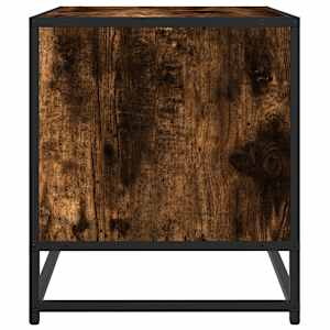 TV skříňka kouřový dub 61 x 40 x 46 cm kompozitní dřevo a kov - obrázek 5