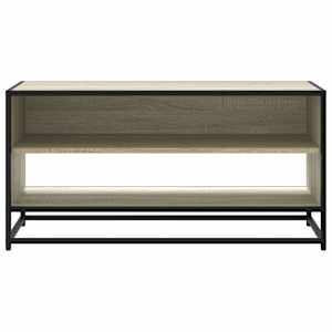TV skříňka dub sonoma 91 x 40 x 46 cm kompozitní dřevo a kov - obrázek 4