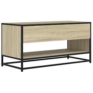 TV skříňka dub sonoma 91 x 40 x 46 cm kompozitní dřevo a kov - obrázek 6