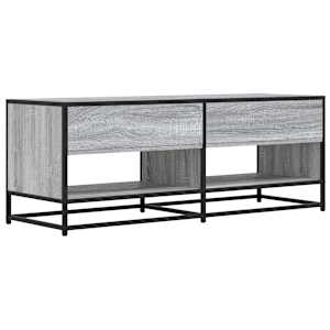 TV skříňka šedá sonoma 120,5x40x46 cm kompozitní dřevo a kov - obrázek 6