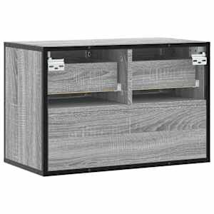 TV skříňka šedá sonoma 60 x 31 x 39,5 cm kompozitní dřevo a kov - obrázek 6