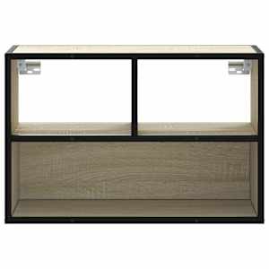 TV skříňka dub sonoma 60 x 31 x 39,5 cm kompozitní dřevo a kov - obrázek 4