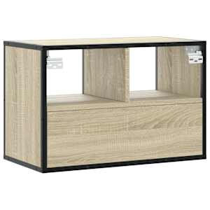TV skříňka dub sonoma 60 x 31 x 39,5 cm kompozitní dřevo a kov - obrázek 6