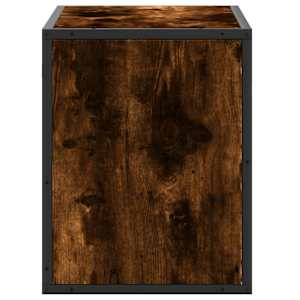 TV skříňka kouřový dub 60 x 31 x 39,5 cm kompozitní dřevo a kov - obrázek 5