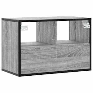 TV skříňka šedá sonoma 60 x 31 x 39,5 cm kompozitní dřevo a kov - obrázek 6