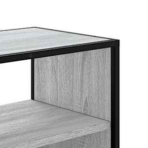 TV skříňka šedá sonoma 60 x 31 x 39,5 cm kompozitní dřevo a kov - obrázek 7