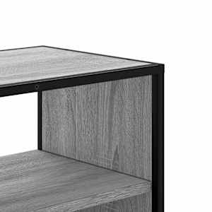 TV skříňka šedá sonoma 80 x 31 x 39,5 cm kompozitní dřevo a kov - obrázek 8