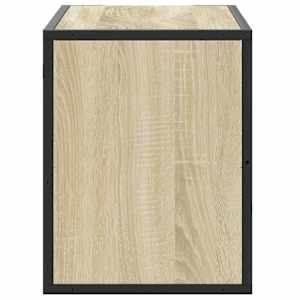 TV skříňka dub sonoma 80 x 31 x 39,5 cm kompozitní dřevo a kov - obrázek 5