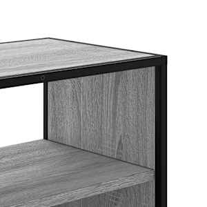 TV skříňka šedá sonoma 100x31x39,5 cm kompozitní dřevo a kov - obrázek 7
