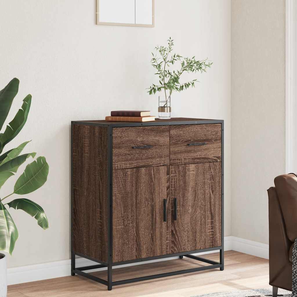 Thumbnail - vidaXL Sideboard Braun Eichen-Optik 68x35x76 cm Holzwerkstoff