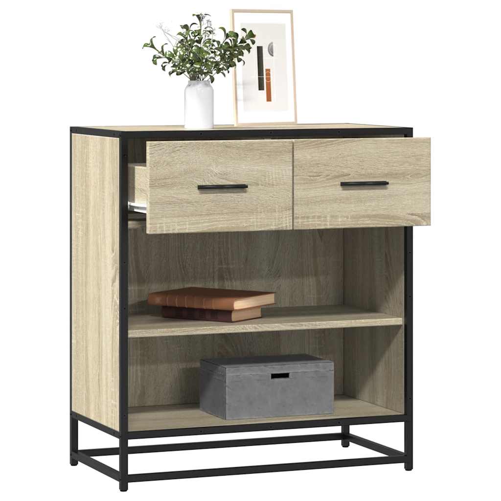 vidaXL Sideboard Sonoma-Eiche 68x35x76 cm Holzwerkstoff