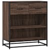 vidaXL puhvetkapp pruun tamm 68x35x76 cm Engineered Wood