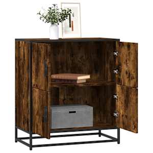 Příborník kouřový dub 68x35x76 cm kompozitní dřevo