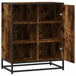 Příborník kouřový dub 62x35x76 cm kompozitní dřevo - obrázek 7