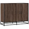 vidaXL puhvetkapp pruun tamm 94x35x76 cm Engineered Wood