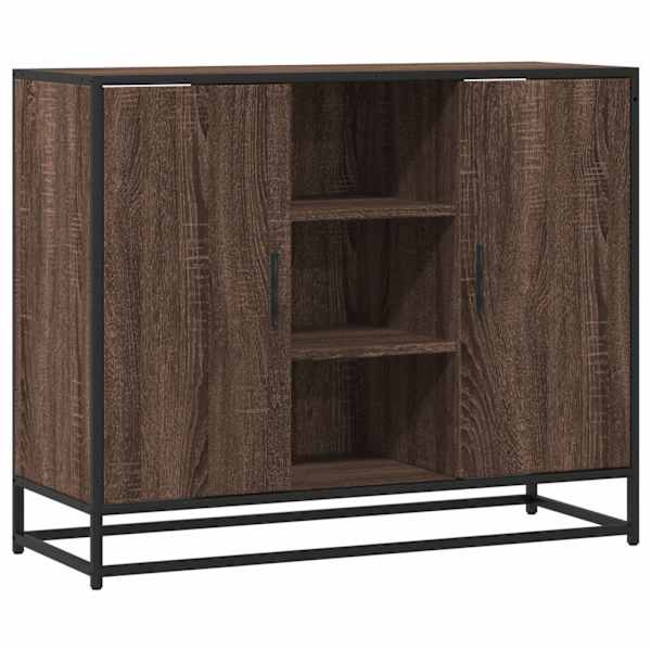 vidaXL puhvetkapp pruun tamm 92x35x76 cm Engineered Wood