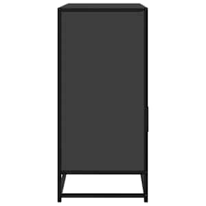 Příborník černý 100x35x76 cm kompozitní dřevo - obrázek 5