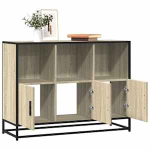 Příborník dub sonoma 100x35x76 cm kompozitní dřevo - obrázek 1
