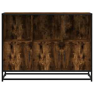Příborník kouřový dub 100x35x76 cm kompozitní dřevo - obrázek 4