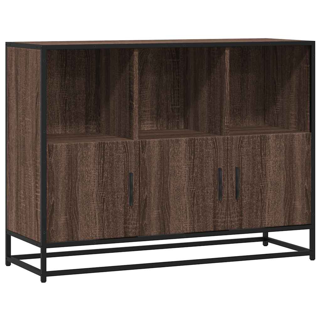Thumbnail - vidaXL Sideboard Braun Eichen-Optik 100x35x76 cm Holzwerkstoff