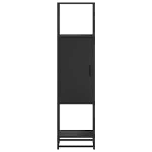 Skříň highboard černá 35,5x35x139 cm kompozitní dřevo a kov - obrázek 4