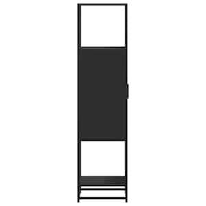 Skříň highboard černá 35,5x35x139 cm kompozitní dřevo a kov - obrázek 6