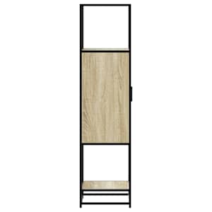 Skříň highboard dub sonoma 35,5x35x139 cm kompozit a kov - obrázek 6
