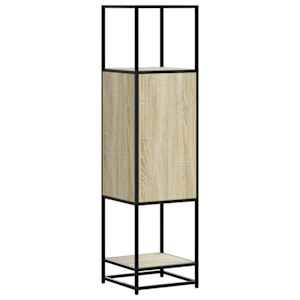 Skříň highboard dub sonoma 35,5x35x139 cm kompozit a kov - obrázek 7