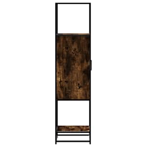 Skříň highboard kouřový dub 35,5x35x139 cm kompozit a kov - obrázek 6