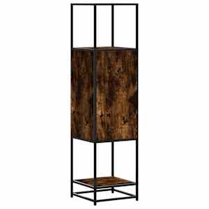 Skříň highboard kouřový dub 35,5x35x139 cm kompozit a kov - obrázek 7