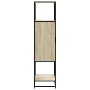 Skříň highboard dub sonoma 68x35x139 cm kompozitní dřevo a kov - obrázek 5