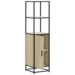 Skříň highboard dub sonoma 35,5x35x139 cm kompozit a kov - obrázek 5