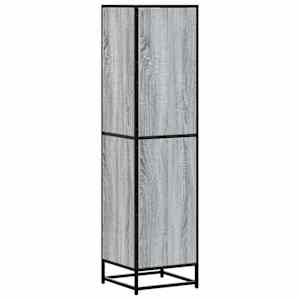 Skříň highboard šedá sonoma 35,5x35x139 cm kompozit a kov - obrázek 7
