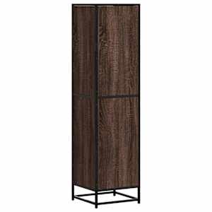 Skříň highboard hnědý dub 35,5x35x139 cm kompozit a kov - obrázek 7