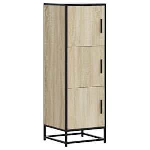 Skříň highboard dub sonoma 35,5x35x106,5 cm kompozit a kov - obrázek 2