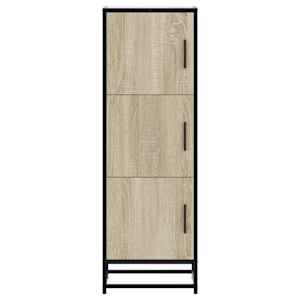 Skříň highboard dub sonoma 35,5x35x106,5 cm kompozit a kov - obrázek 4