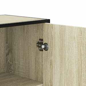 Skříň highboard dub sonoma 35,5x35x106,5 cm kompozit a kov - obrázek 9