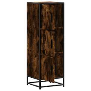 Skříň highboard kouřový dub 35,5x35x106,5 cm kompozit a kov - obrázek 8